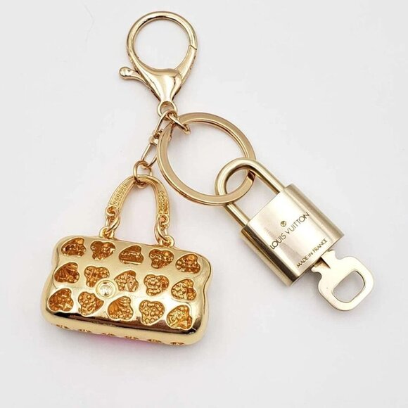 Authentic Louis Vuitton Lock & Key with unbranded Bag Keycharm - Picture 5 of 9